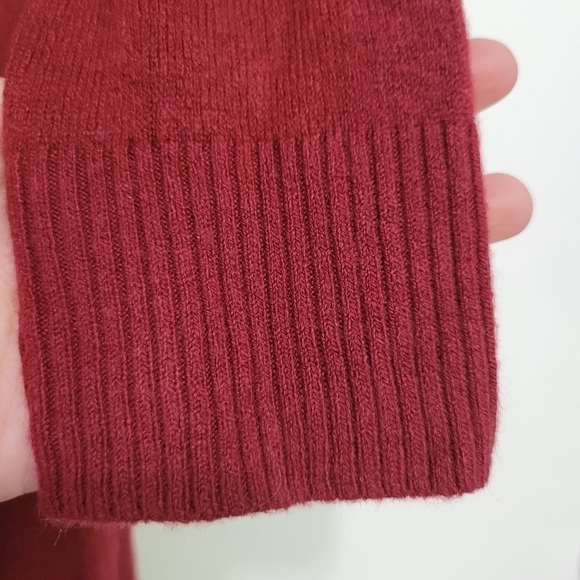 SHAE Anthropologie Knit Cardigan Size XS in Red Pomegrante - Picture 7 of 13